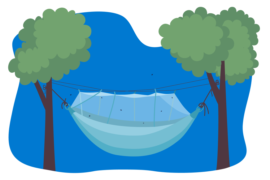 Hamaca al aire libre